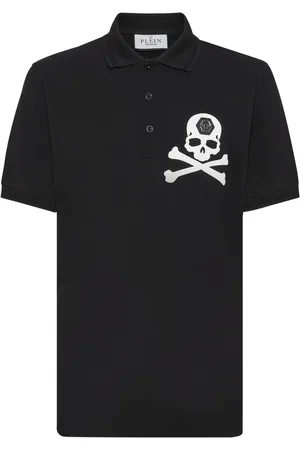 Philipp Plein Polo en coton à logo imprimé