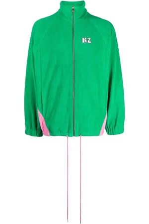Natasha Zinko Veste zippée à motif graphique