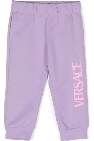 VERSACE Pantalon de jogging à logo imprimé