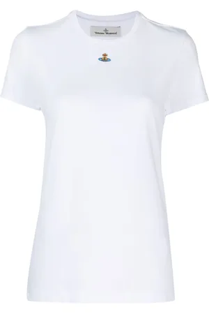 Vivienne Westwood T-shirt en coton à logo brodé