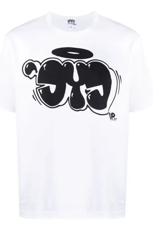 JUNYA WATANABE T-shirt à imprimé graffiti