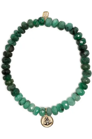 Sydney Evan Bracelet Buddha Coin en or 14ct orné d