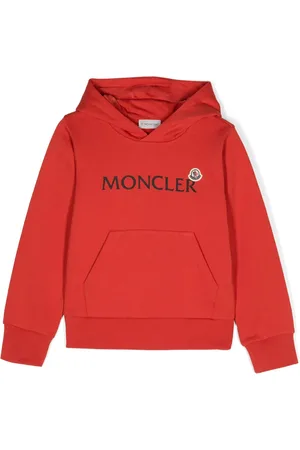 Moncler Hoodie en coton à logo imprimé