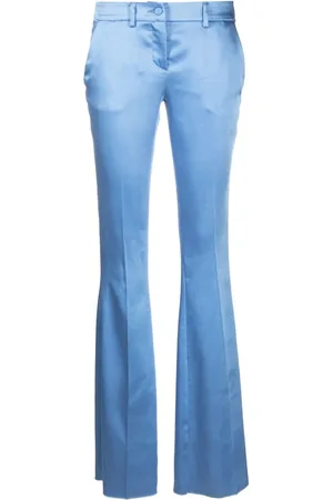 Philipp Plein Pantalon évasé en satin