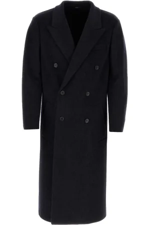 Fendi Manteau en laine mélangée à boutonnière croisée