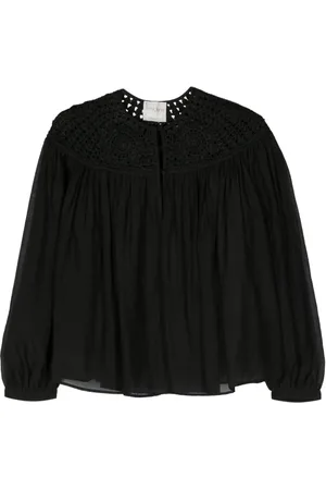 FORTE FORTE Blouse à empiècement en crochet