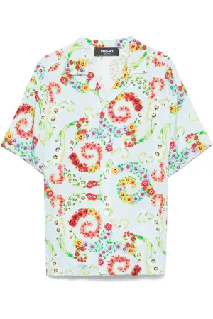 VERSACE Chemise à fleurs