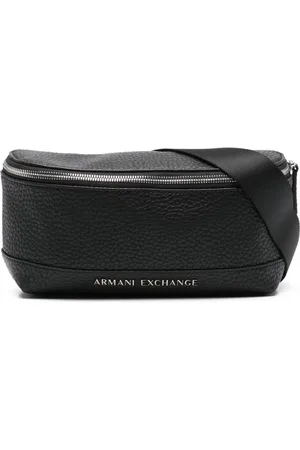 Armani Exchange Sac banane à plaque logo