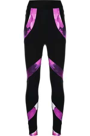 Marchesa Notte Legging taille-haute à imprimé abstrait
