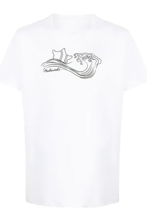 Maharishi T-shirt en coton biologique à broderies