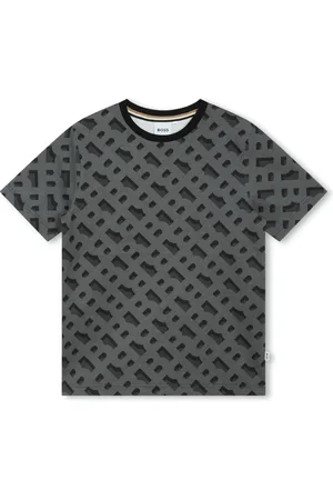 HUGO BOSS T-shirt à motif monogrammé