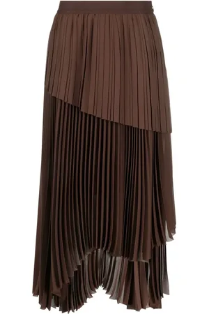 Fabiana Filippi Jupe asymétrique à design plissé
