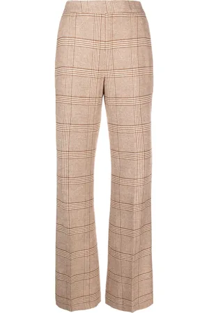 Twin-Set Pantalon évasé à carreaux