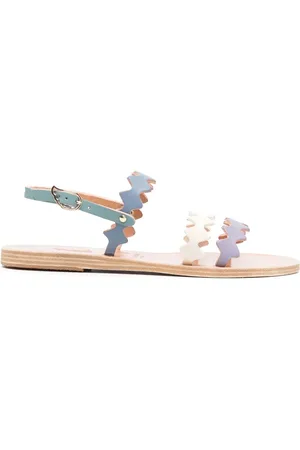 Ancient Greek Sandals Sandales en cuir à double brides