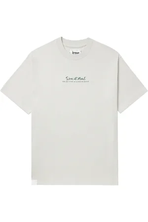 Izzue T-shirt en coton à slogan imprimé