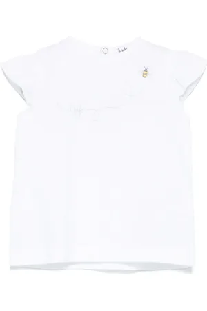 Il gufo T-shirt à logo brodé
