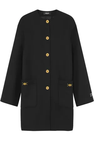 VERSACE Caban à design sans col