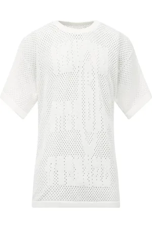 Maison Margiela T-shirt en maille intarsia