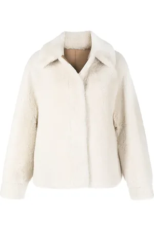 GOEN.J Veste en peau lainée