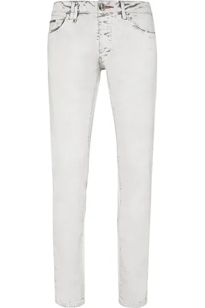 Philipp Plein Jean skinny à effet délavé