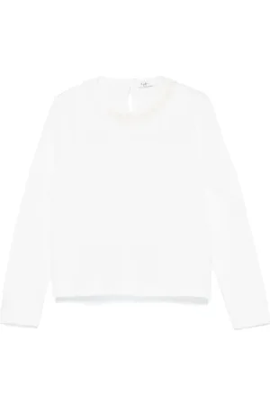Il gufo T-shirt à col volanté