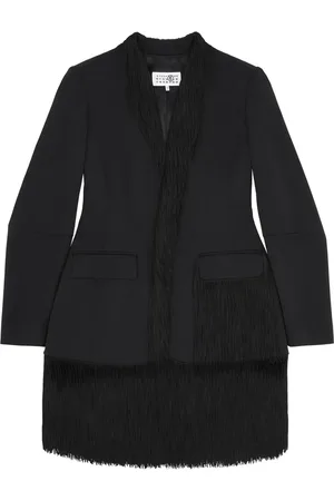 Maison Margiela Blazer à détails de franges