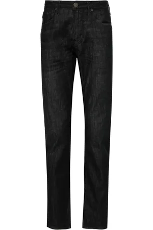 Emporio Armani Jean slim à taille mi-haute