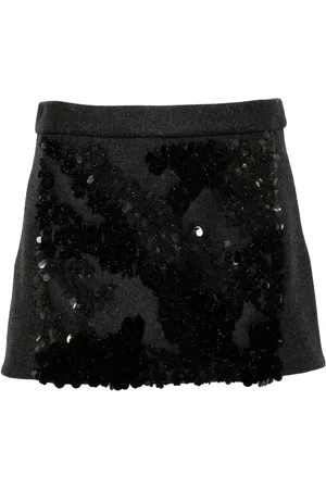 Plan C Minijupe chinée à sequins