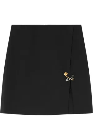 VERSACE Minijupe Safety Pin à coupe évasée