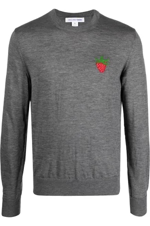 Comme des Garçons Pull brodé à col rond
