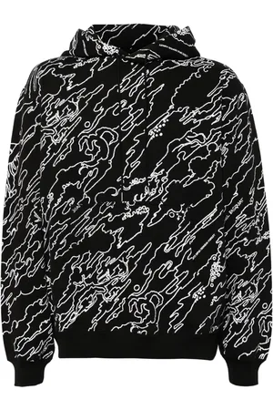 Maharishi Hoodie en coton à imprimé graphique