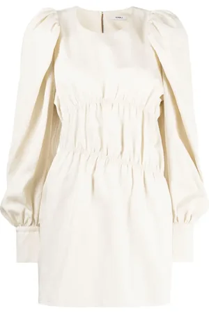 GOEN.J Robe froncée à manches bouffantes
