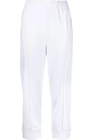 Stella McCartney Pantalon de jogging zippé à taille élastiquée