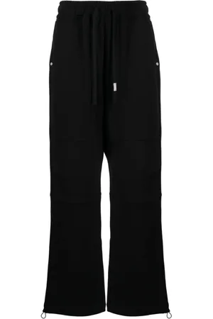 Izzue Pantalon de jogging droit à patch logo