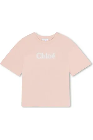 Chloé T-shirt en coton à logo imprimé