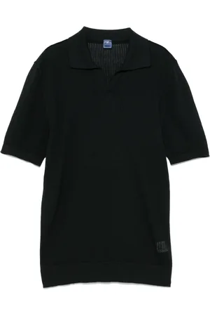 FEDELI Polo en maille nervurée