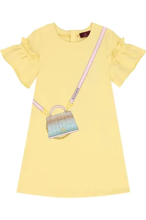 Aigner Robe imprimée à manches volantées