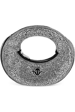 Philipp Plein Mini sac à ornements en cristal