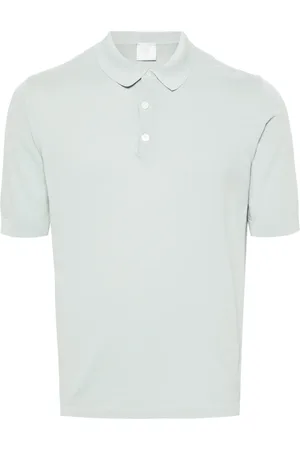 ELEVENTY Polo en coton nervuré