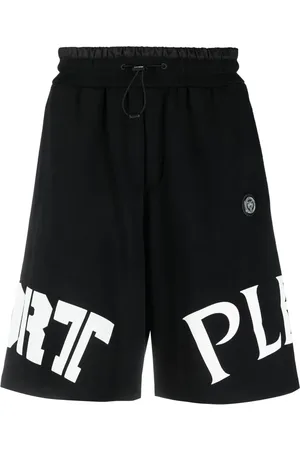 Philipp Plein Short de sport à logo imprimé