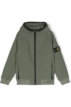 Stone Island Veste à patch Compass