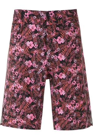 AMIR SLAMA Short de bain à fleurs