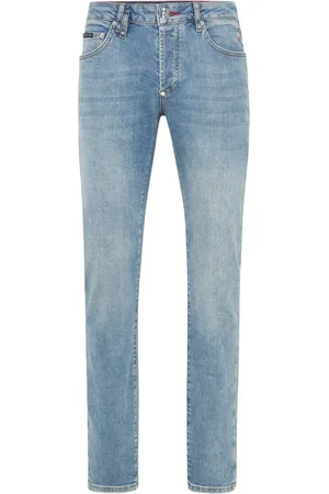 Philipp Plein Jean à patch logo