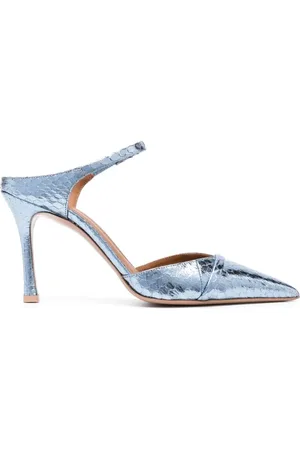 MALONE SOULIERS Mules Una 90 mm à fini métallisé