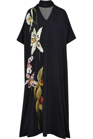 Oscar de la Renta Caftan Orchid