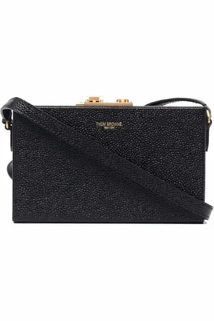 Thom Browne Sac à bandoulière en cuir à fini grainé