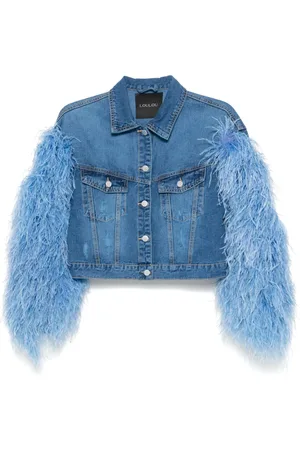 LOULOU Veste à ornements de plumes
