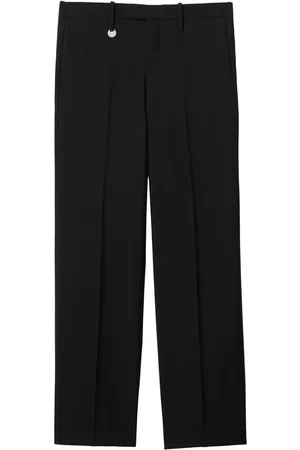 Burberry Pantalon en laine à coupe droite