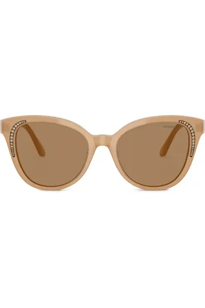 Swarovski Lunettes de soleil oversize ornées de cristal