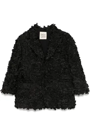 DOUUOD KIDS Blazer à appliqué floral